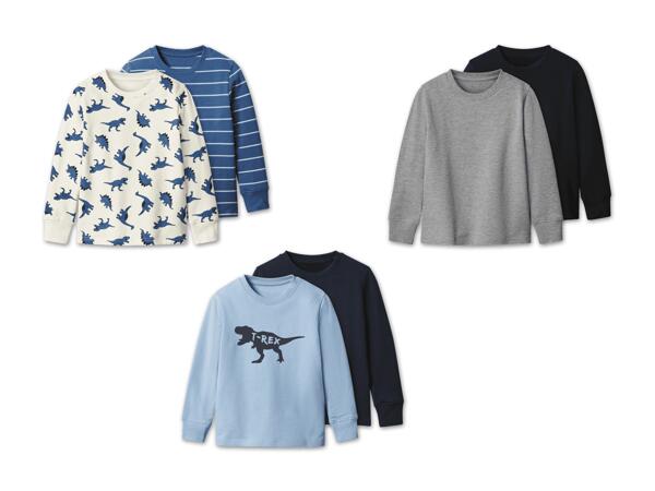 Kleinkinder Thermo Langarmshirts, 2 Stück