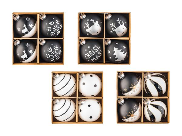 Boules de Noël, set de 4
