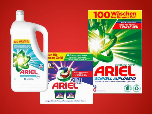 Gel, Pulver oder Pods