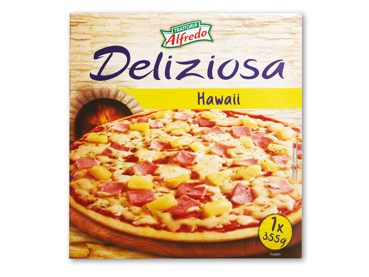 TRATTORIA ALFREDO Stenovnspizza Hawaii