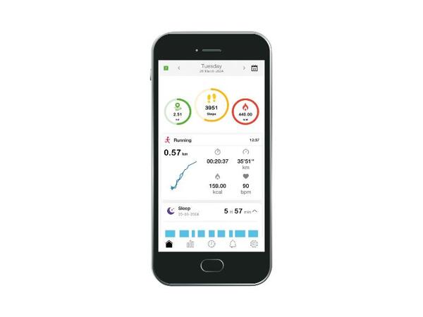 Sporthorloge met GPS - AMOLED-kleurendisplay - hartslagmeter
