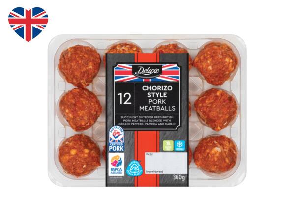 Deluxe 12 Pork and Chorizo Meatballs