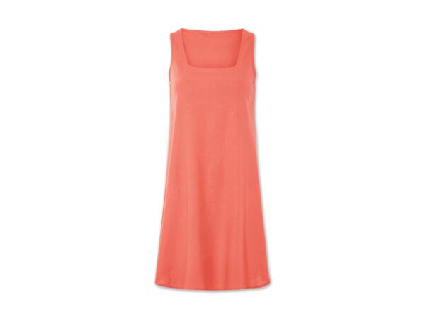 Damen Leinenkleid