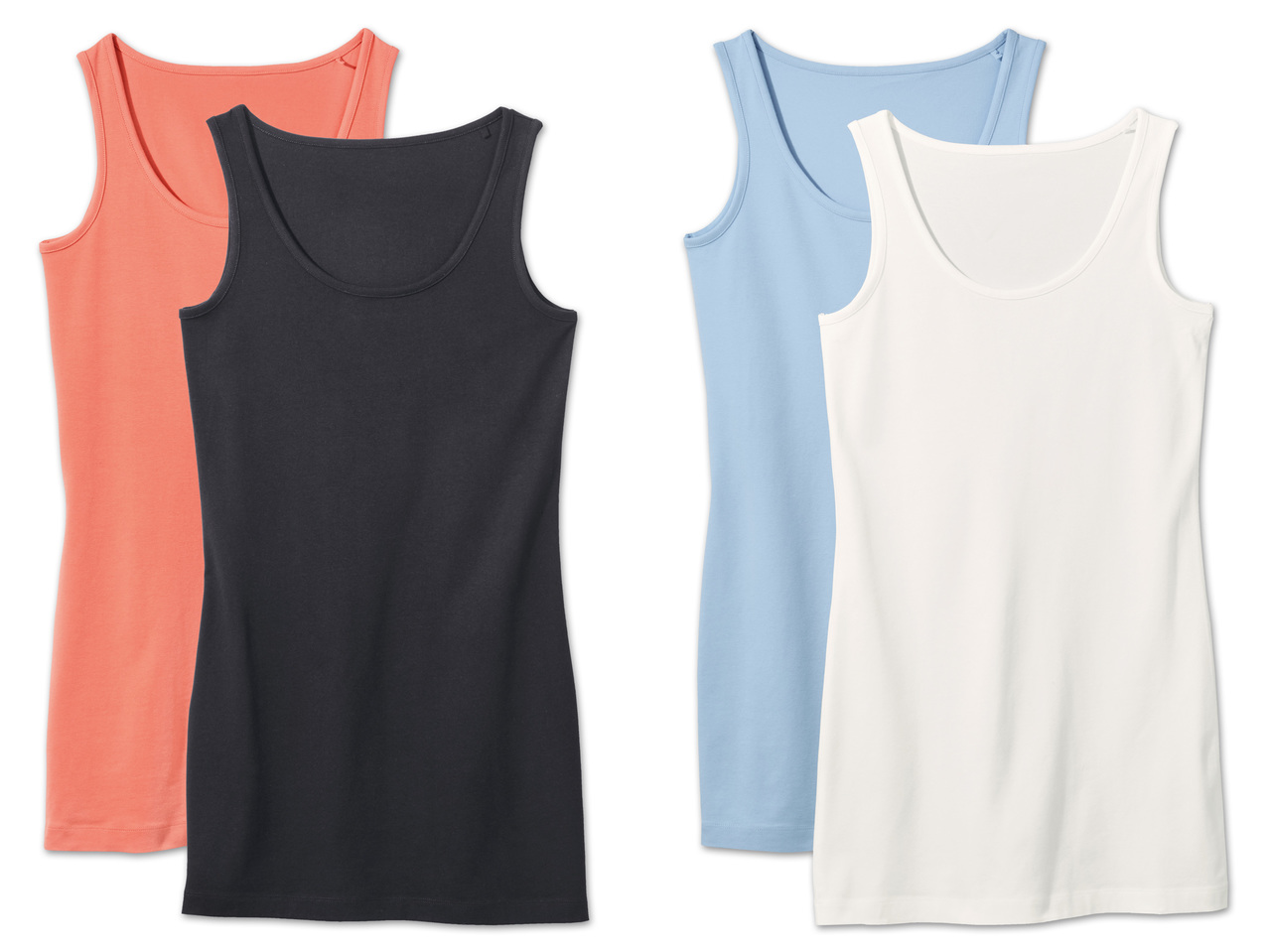 ESMARA(R) Damen Longtop, 2 Stück1