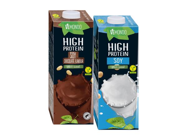 High protein soy drink
