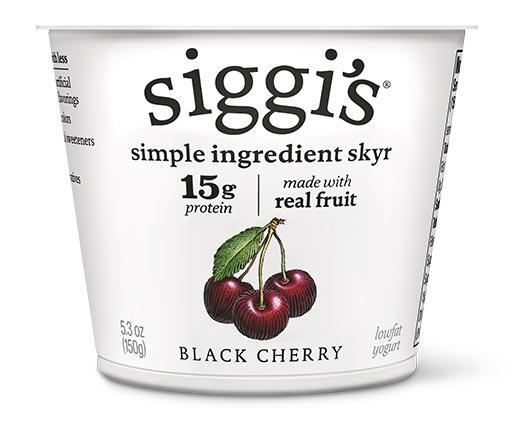 Siggi's Icelandic Skyr Yogurt Vanilla Cinnamon or Black Cherry