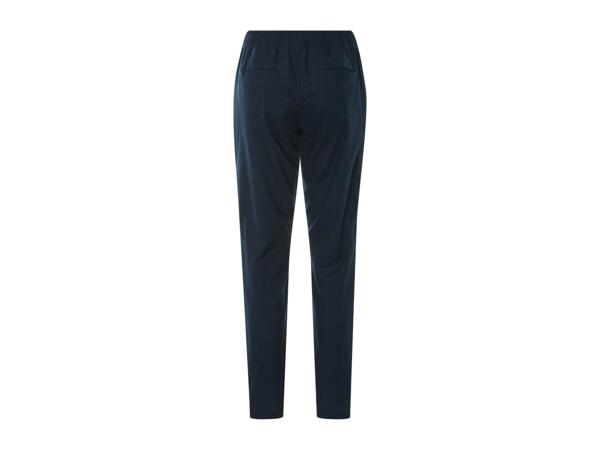 Livergy Men's Linen Blend Trousers - Black