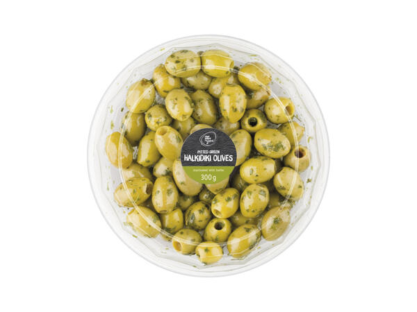 Chef Select Pitted Green Halkidiki Olives