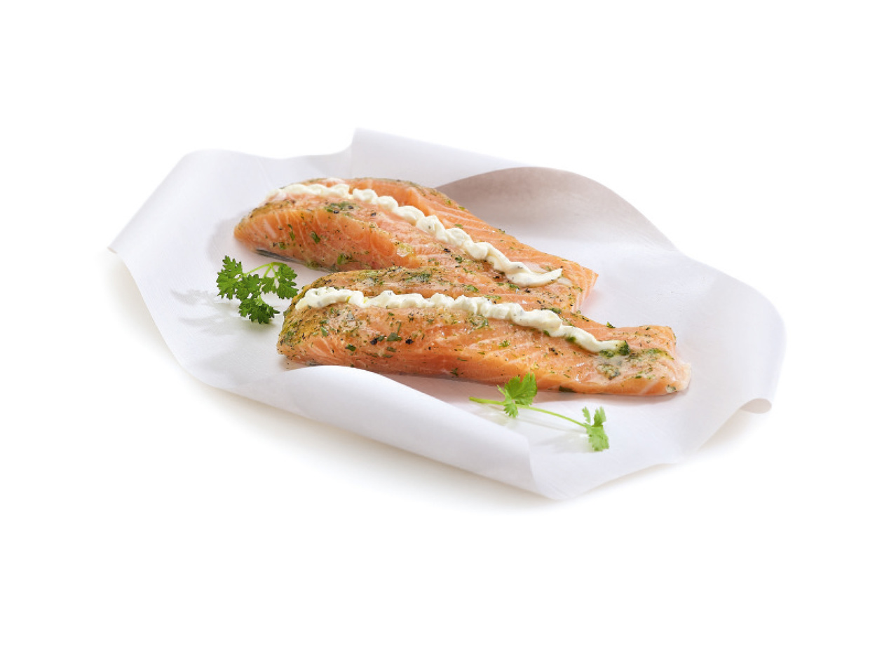 Zalm met roomkaas