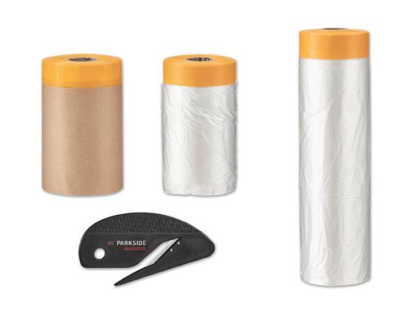 Abdeckfolie mit Klebeband