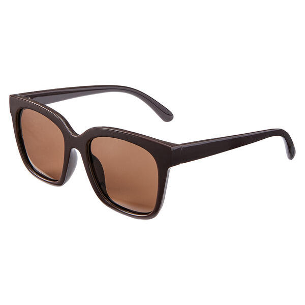 Serra Brown Square Polarized Sunglasses