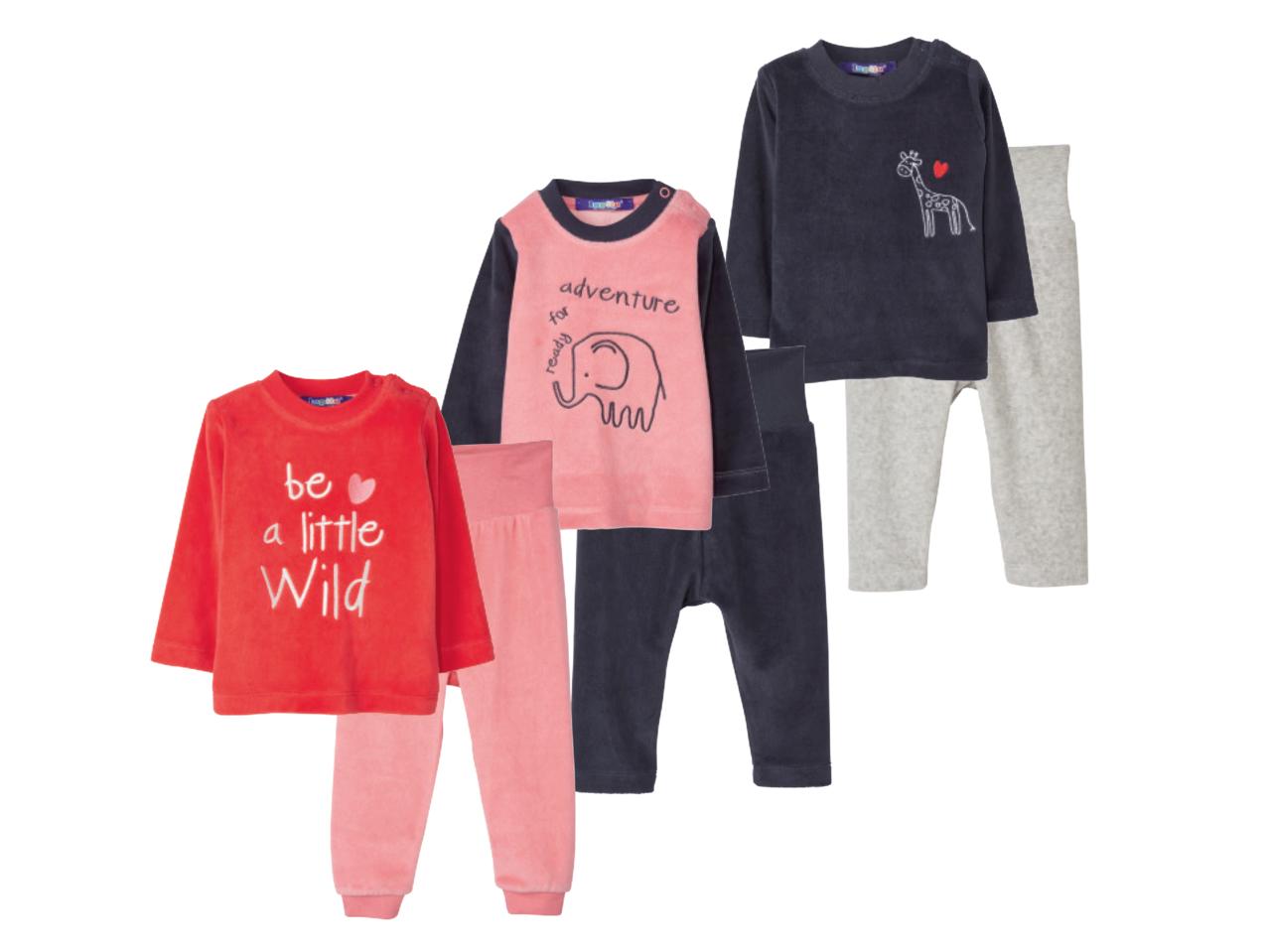Baby Velour Leisure Suit