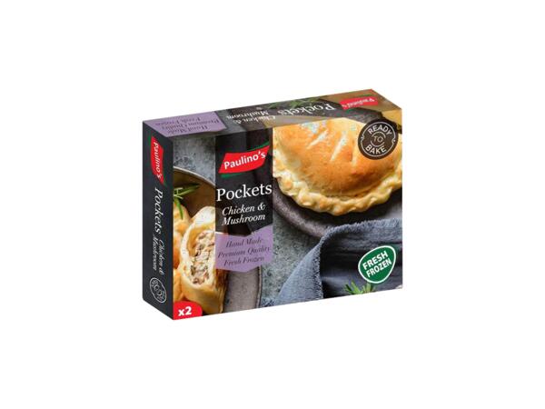 Chicken Mushroom Pockets