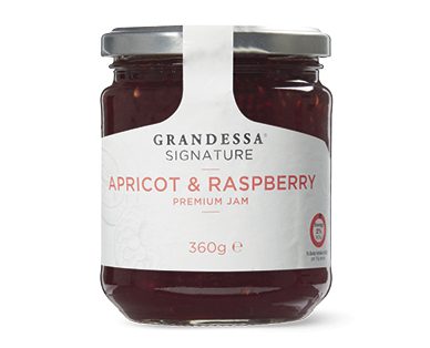 PREMIUM APRICOT AND RASPBERRY JAM 360G