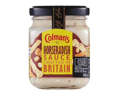 Colman's Horseradish Sauce 136g or Classic Mint Sauce 165g
