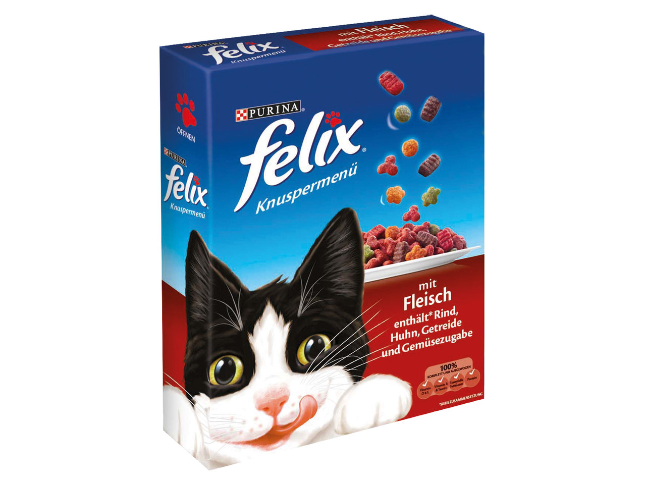 FELIX Knuspermenü mit Fleisch