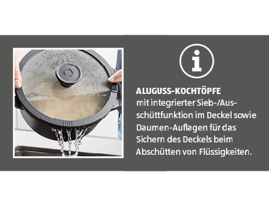 CROFTON(R) Aluguss-Kochtopf, Ø 20 cm