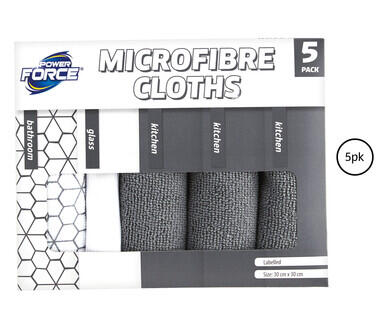 Monochrome Cleaning Cloths 5pk