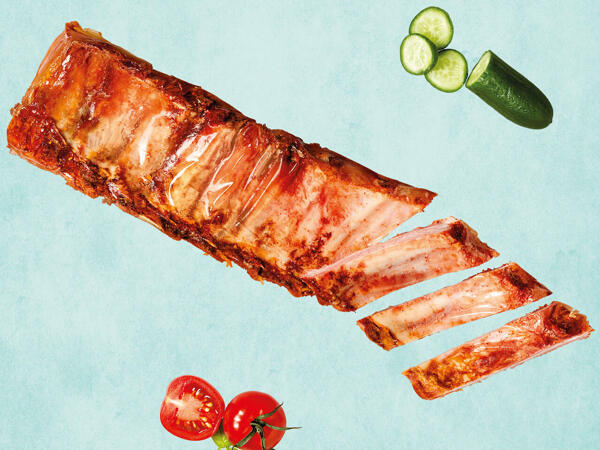 Frische Sous-Vide Spare-Ribs