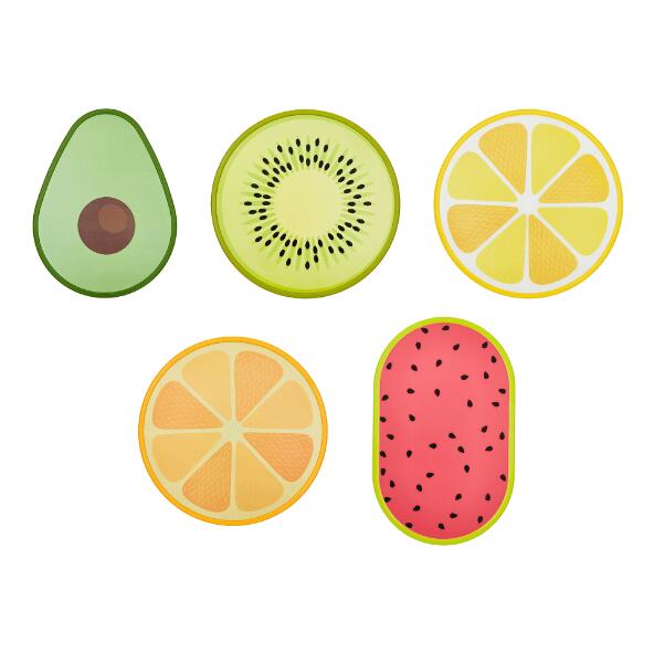 JOIE(R) 				Planche à découper avec motif de fruits
