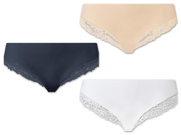 Damen String/Minislip, 3 Stück