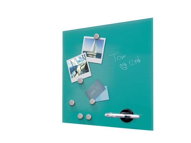 Magnetisch bord van glas
