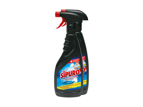 Nettoyant pour four et grils Sipuro – duo pack