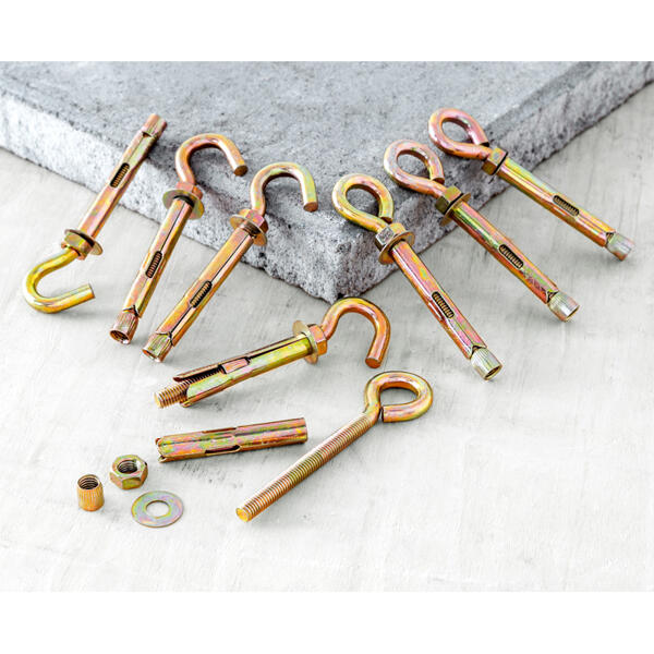 Ösen und Haken mit Metalldübel