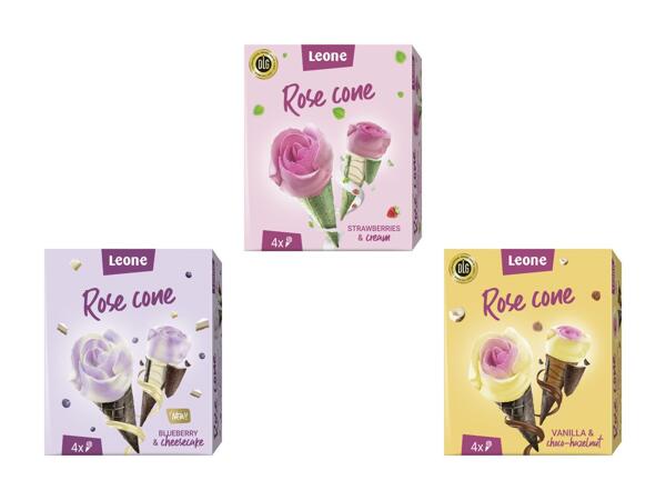 Cornet rose Leone