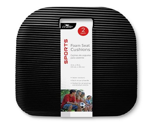 Crane 2 Pack Foam Seat Cushion