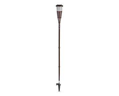 Gardenline 2-Pack Solar Tiki Torches - Aldi - US - Specials archive