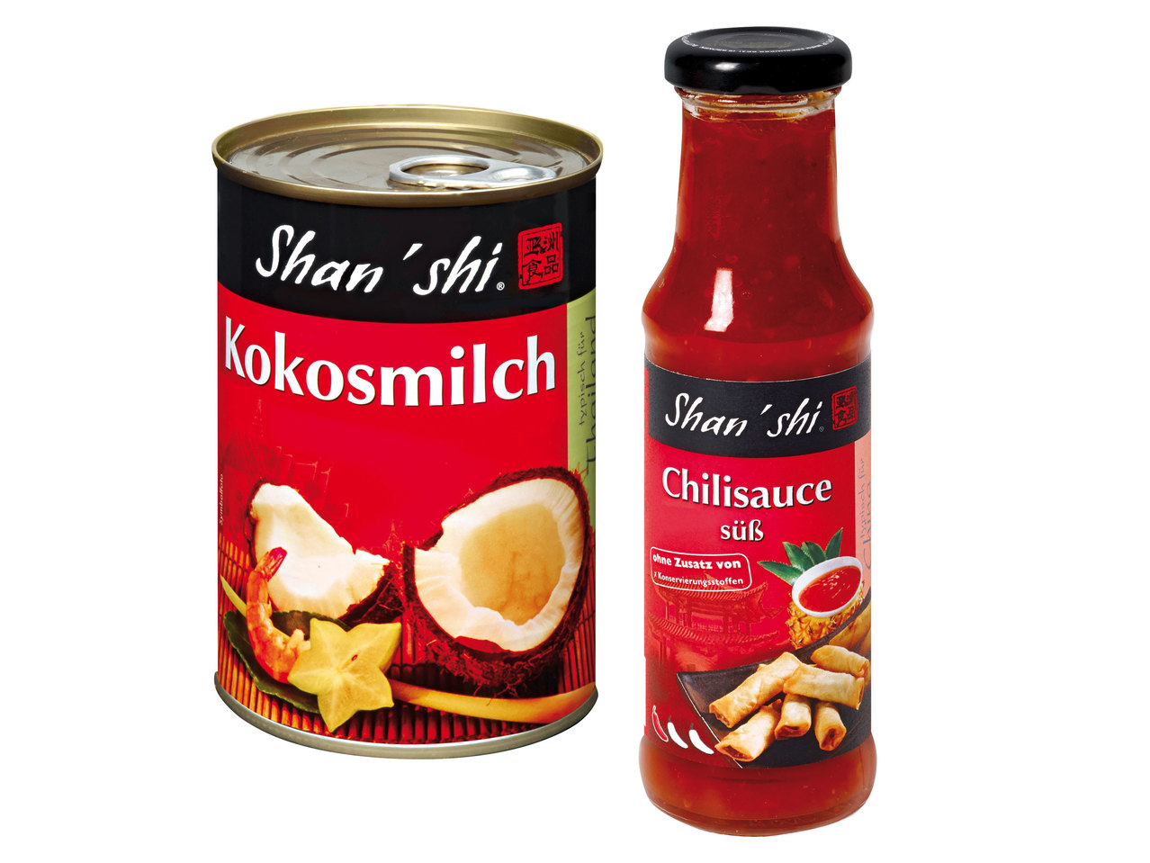 SHAN‘SHI Kokosmilch oder Chilisauce