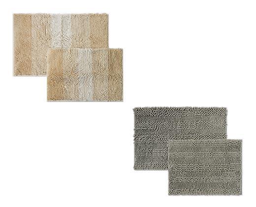 Huntington Home 
 2-Piece Chenille or Faux Fur Bath Rug