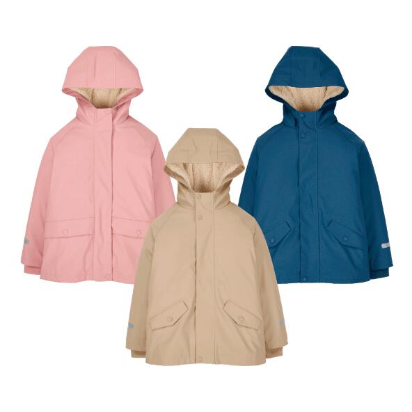 L&D(R) Veste de pluie avec doublure en polaire