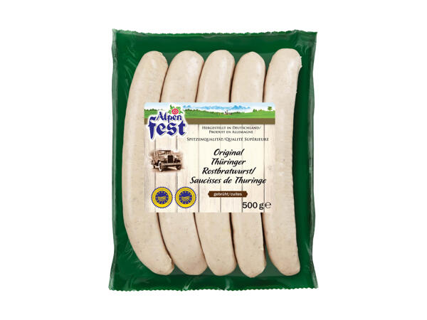 Saucisses à griller de Thuringe