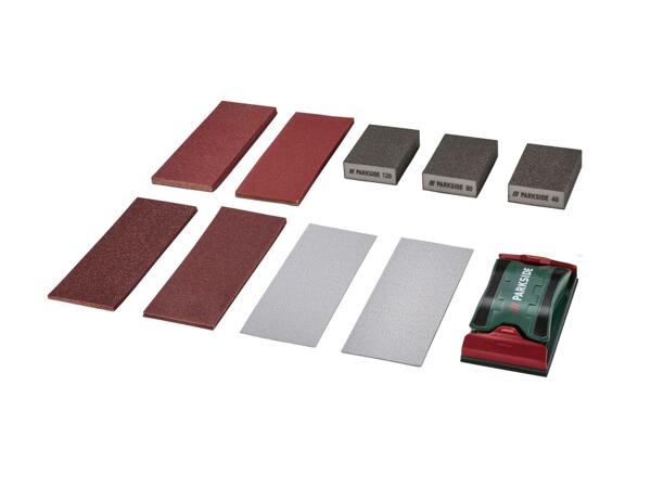 Sandpaper set, 64 pieces