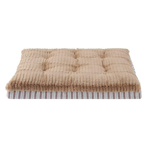 33" x 20" Orthopedic Pet Bed - Beige Stripes