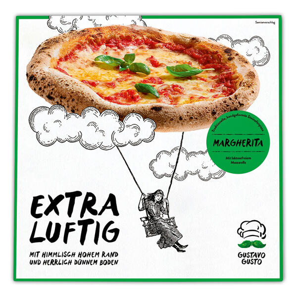 Pizza extra luftig