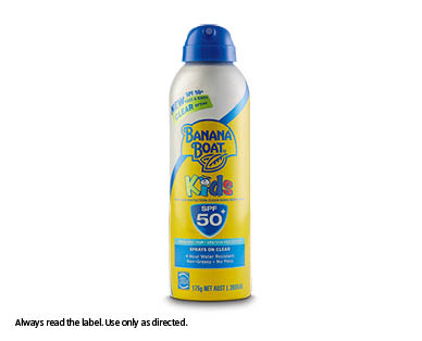 Banana Boat Kid's Sunscreen Aerosol SPF50+ 175g