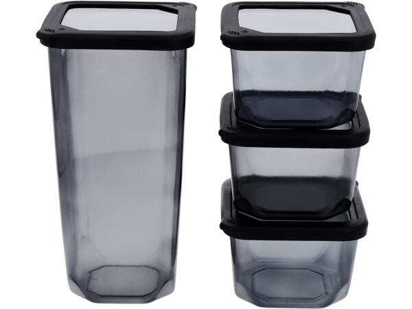 Food Storage Containers, 3 or 4 Pieces