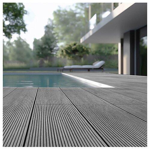 HOME DELUXE SAMANA WPC Terrassendielen hellgrau 10m²