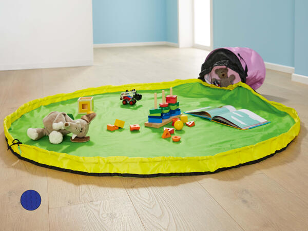 Cesto portaoggetti con tappeto gioco