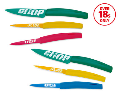 Colourful Knives Set