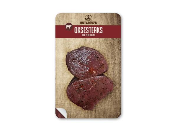 BUTCHER‘S Oksesteak med peberkant