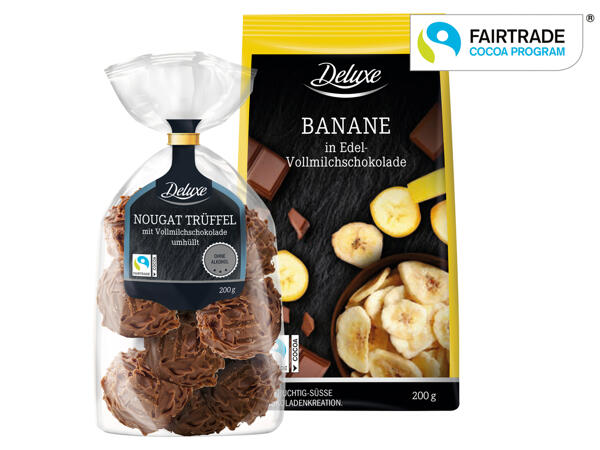 Trüffelpralinen/Schokolierte Früchte