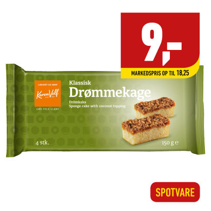 KAREN VOLF 
Drømmekage