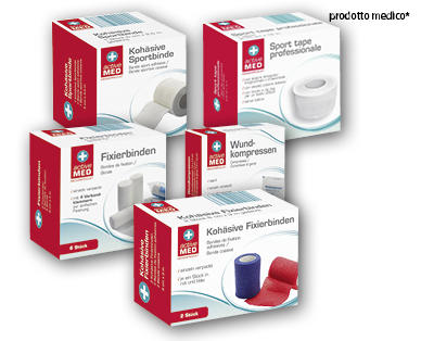 ACTIVE MED Bende/Compresse di garza per ferite