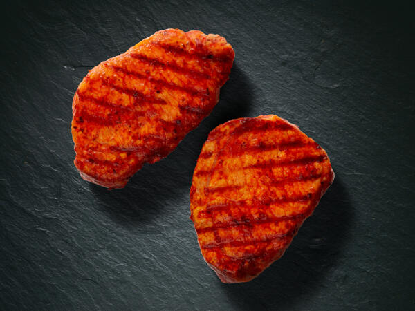 Steak de porc, épicé