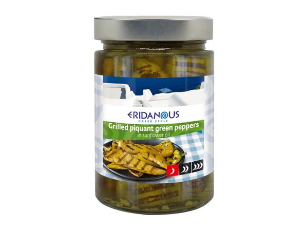 Grilled Peppers in Oil
