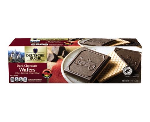Deutsche Küche 
 Milk or Dark Chocolate Covered Wafers